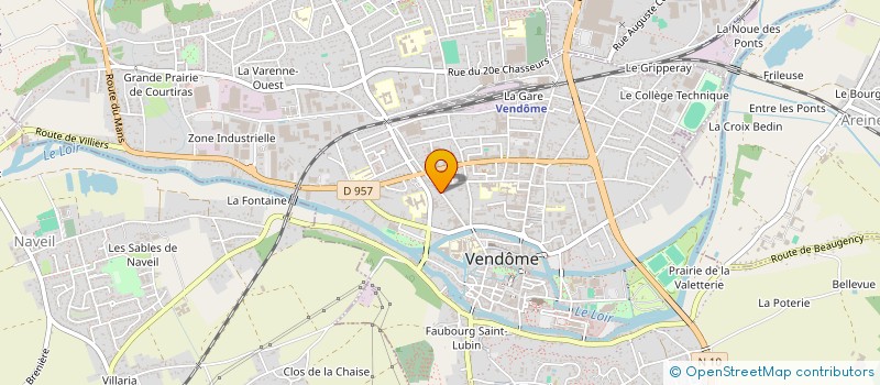 localisation de l'entreprise LECRIVAIN BOISET  VENDOME