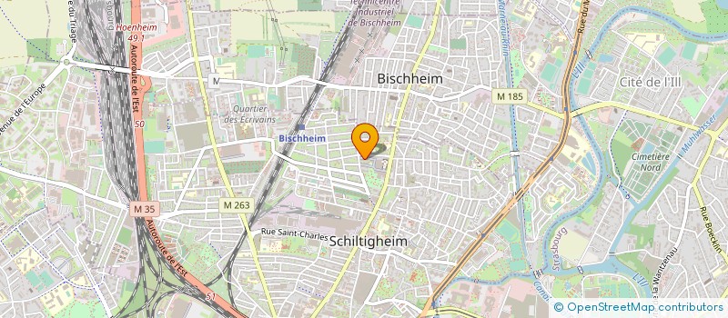 localisation de l'entreprise LECRO IMMO à STRASBOURG