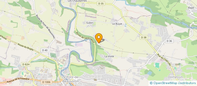 localisation de l'entreprise LECRONT FINANCES  DOMESSIN