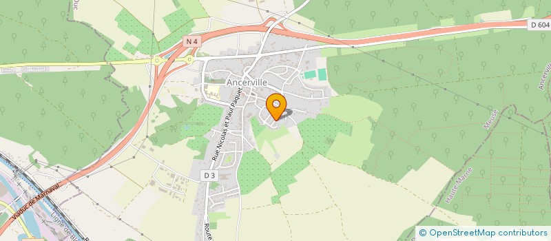 localisation de l'entreprise LECRUX INVESTISSEMENTS à ANCERVILLE