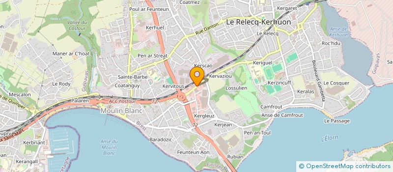 localisation de l'entreprise LECSANE à BREST