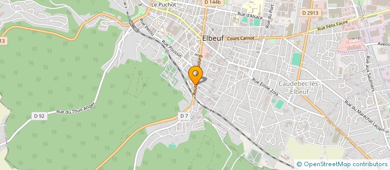 localisation de l'entreprise LECTHERM à ORIVAL