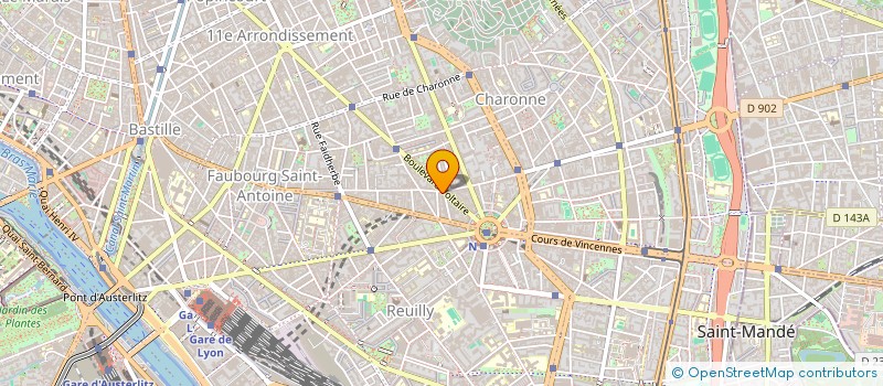 localisation de l'entreprise LECTURAMA  PARIS