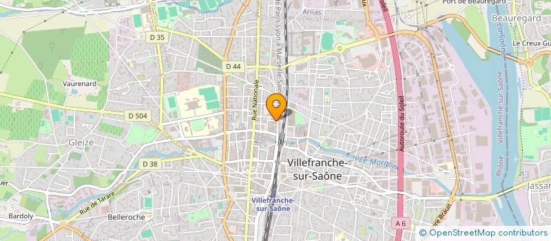 localisation de l'entreprise LECTURE ET PARTAGE  VILLEFRANCHE-SUR-SAONE