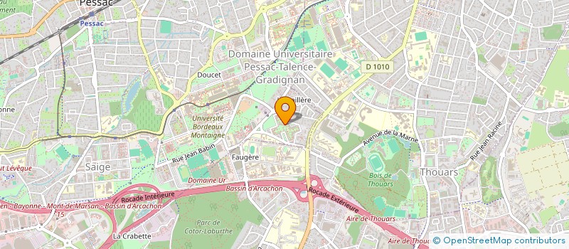 localisation de l'entreprise LECTURE ET PATRIMOINE à PESSAC