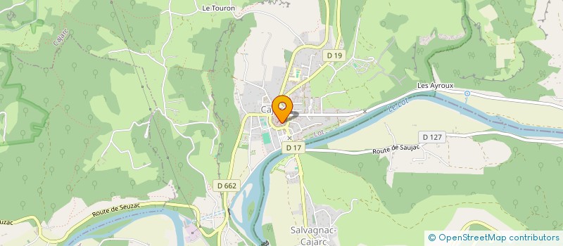 localisation de l'entreprise LECTURES ET LECTEURS à JEU-MALOCHES