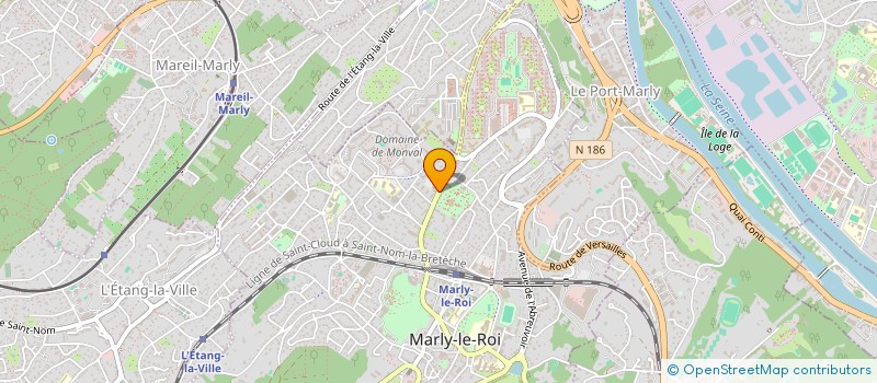 localisation de l'entreprise LECTURES ET RENCONTRES à MARLY-LE-ROI