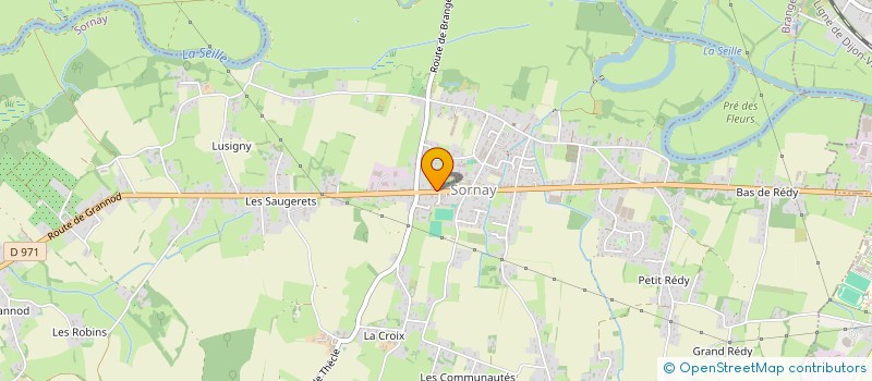 localisation de l'entreprise LECUELLE  SORNAY