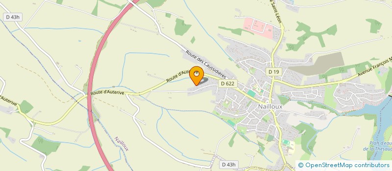 localisation de l'entreprise LECUSSAN CHRISTOPHE  NAILLOUX