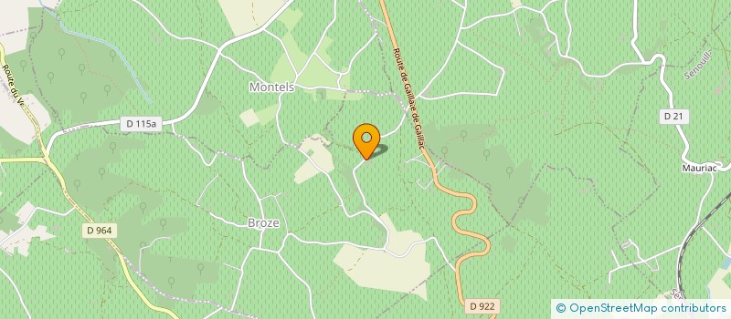 localisation de l'entreprise LECUSSE WINE  BROZE