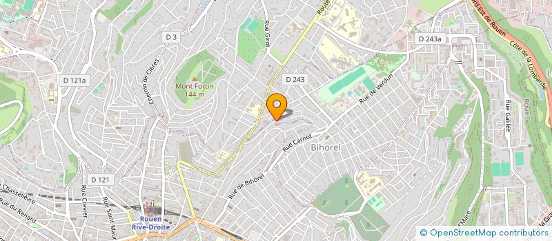 localisation de l'entreprise LECUYER à ROUEN