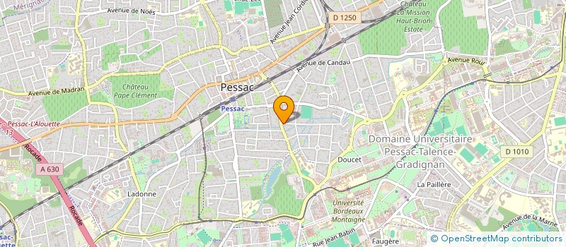 localisation de l'entreprise LECUYER à PESSAC