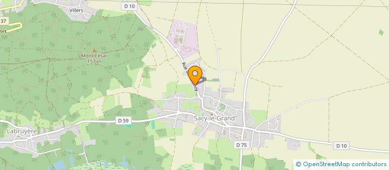 localisation de l'entreprise LECUYER IMMO  SACY-LE-GRAND