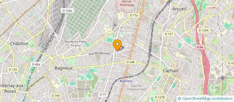 localisation de l'entreprise LECUYER ROUAULT  BAGNEUX