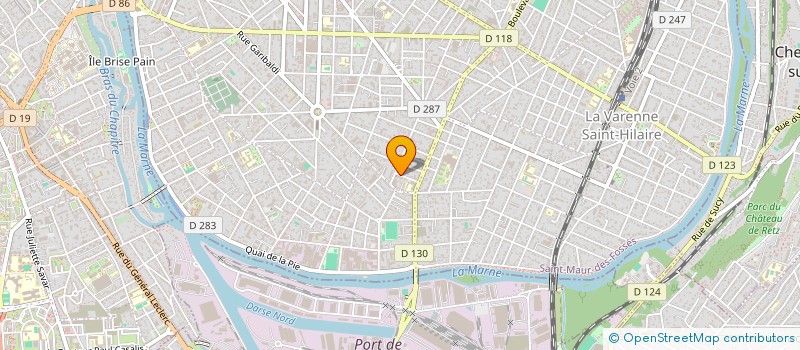 localisation de l'entreprise LECYCLORECYCLE à SAINT-MAUR-DES-FOSSES