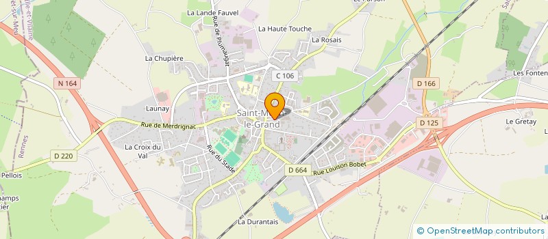 localisation de l'entreprise LECYGU  SAINT-MEEN-LE-GRAND