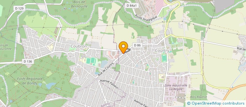 localisation de l'entreprise LED  COURTRY