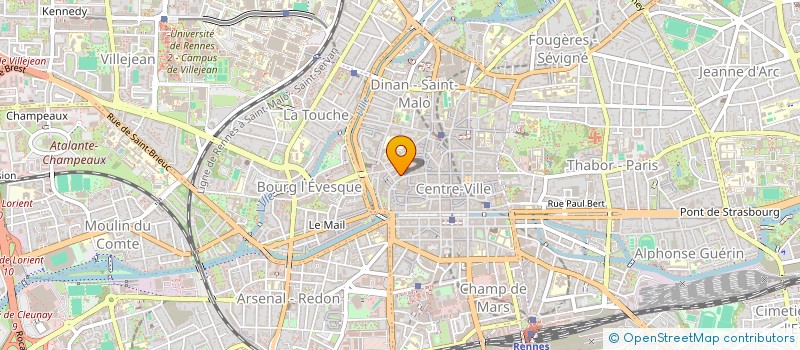 localisation de l'entreprise LED  RENNES