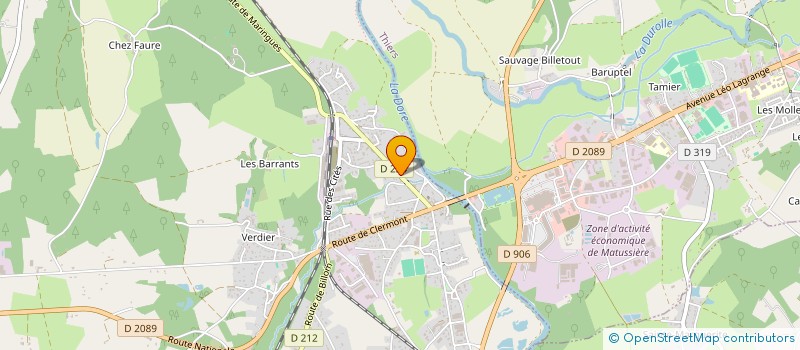 localisation de l'entreprise LED AND COM  PESCHADOIRES