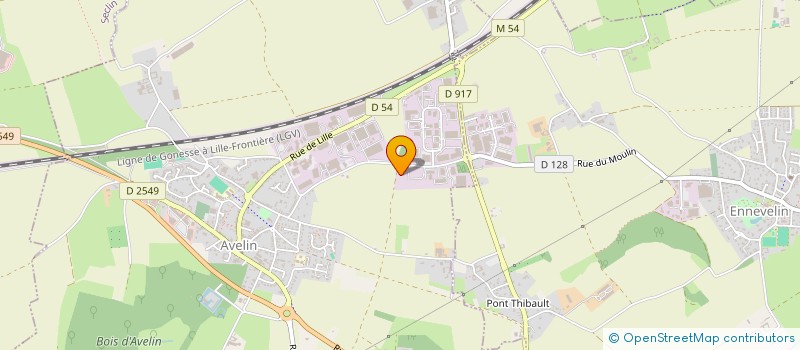 localisation de l'entreprise LED AND SOLAR à AVELIN