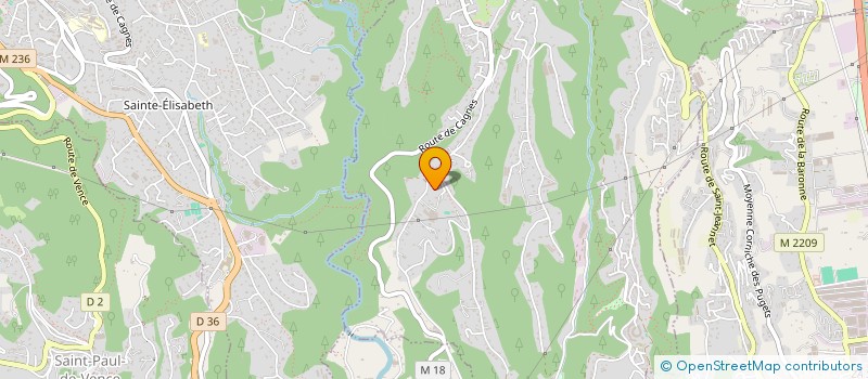 localisation de l'entreprise LED CORP INVEST  LA GAUDE