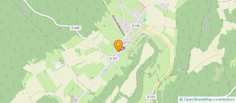 localisation de l'entreprise LED DISPLAY INSPIRATION  RUREY