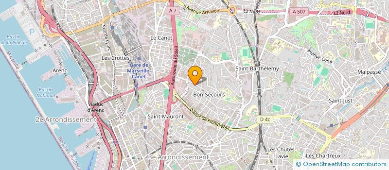 localisation de l'entreprise LED.ELEC à BRIGNOLES