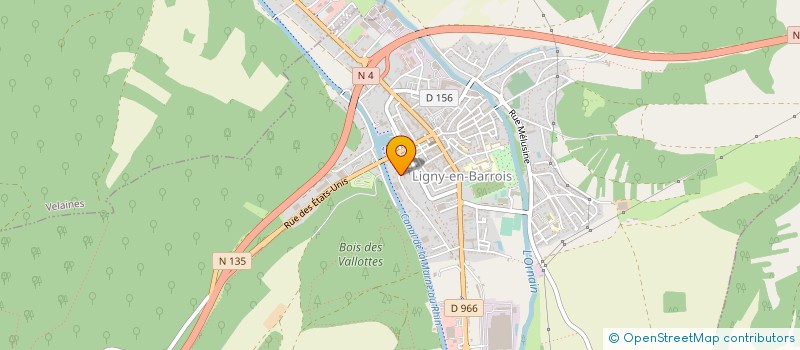localisation de l'entreprise LED ELEC à LIGNY-EN-BARROIS