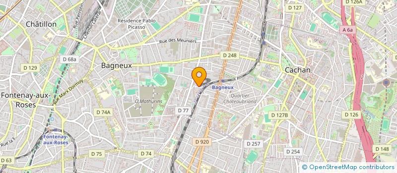 localisation de l'entreprise LED IT CONSULTING à BAGNEUX