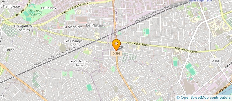 localisation de l'entreprise LED & LED FRANCE à BEZONS