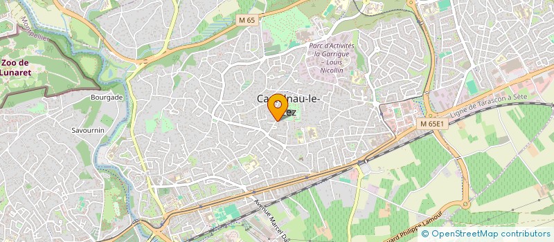 localisation de l'entreprise LED & LUMIERE à CASTELNAU-LE-LEZ