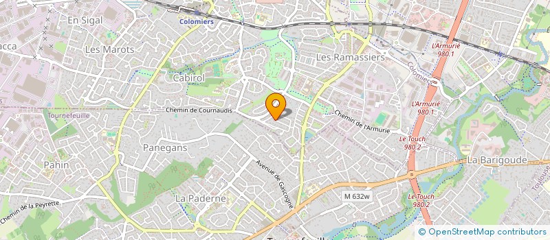 localisation de l'entreprise LED'S GO à COLOMIERS