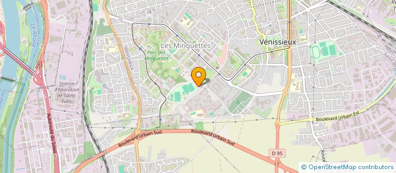 localisation de l'entreprise LED WORKERS  VENISSIEUX