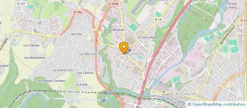 localisation de l'entreprise LEDA à ANNECY