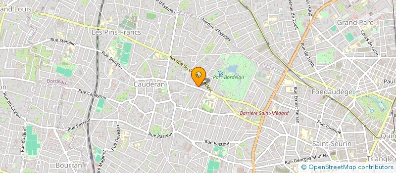 localisation de l'entreprise LEDA  BORDEAUX