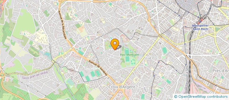 localisation de l'entreprise LEDA-PRODUCTION à MONTPELLIER