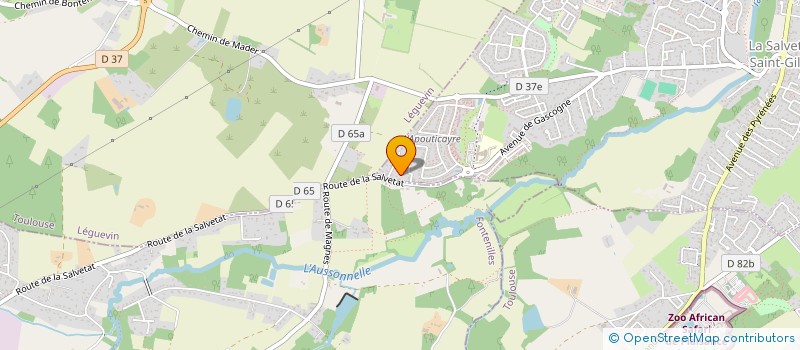 localisation de l'entreprise LEDAAN  LA SALVETAT-SAINT-GILLES