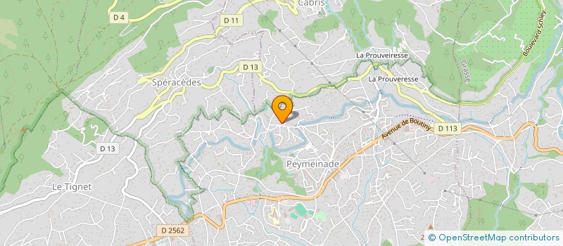 localisation de l'entreprise LEDAD  PEYMEINADE