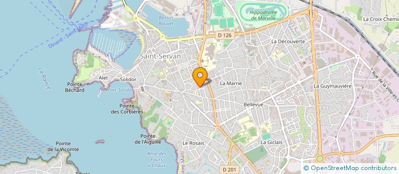 localisation de l'entreprise LEDALEM  SAINT-MALO