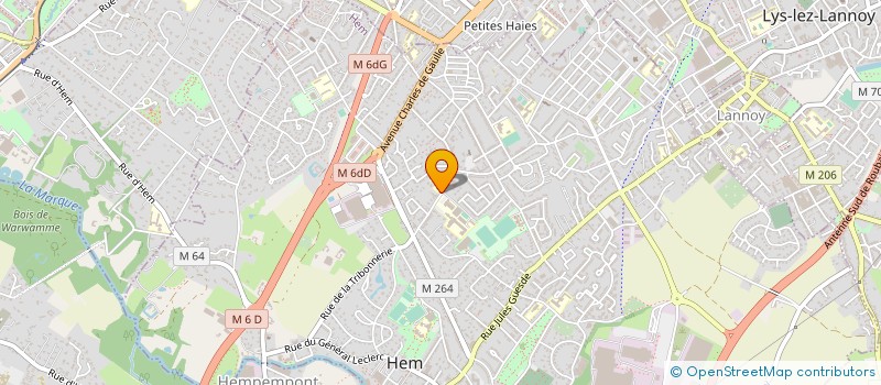 localisation de l'entreprise LEDALI  HEM