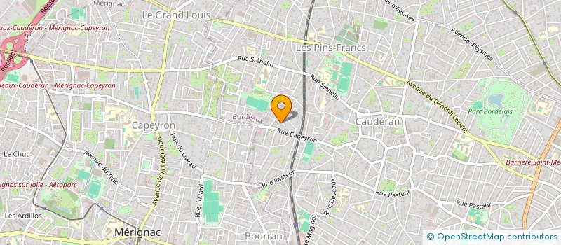 localisation de l'entreprise LEDAMS  BORDEAUX