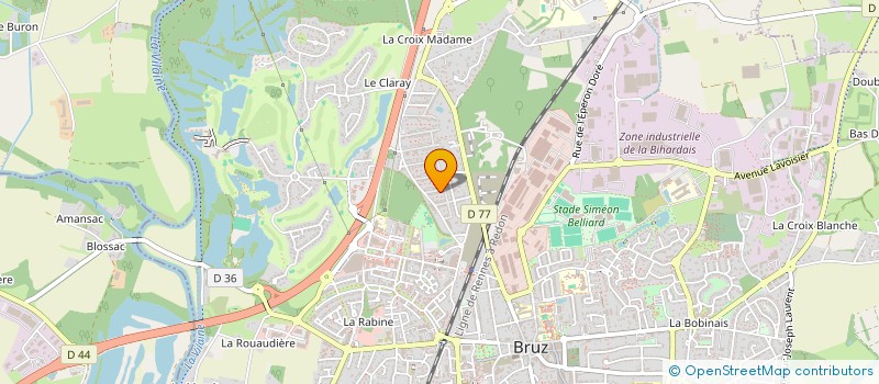 localisation de l'entreprise LEDATO  BRUZ