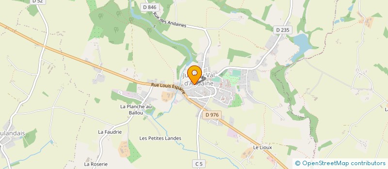 localisation de l'entreprise LEDAUPHIN NORMANDIE à JUVIGNY VAL D'ANDAINE
