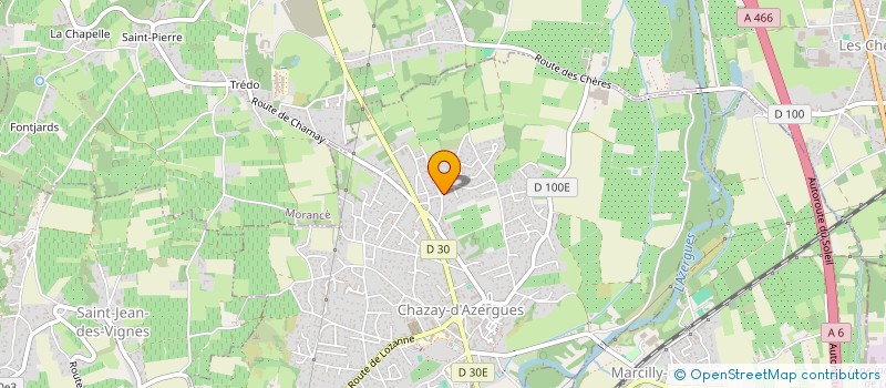 localisation de l'entreprise LEDAUPRINCE  CHAZAY-D'AZERGUES