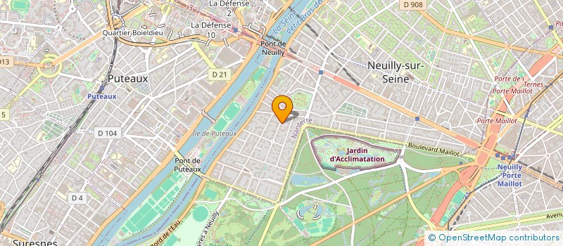 localisation de l'entreprise LEDAVEL à NEUILLY-SUR-SEINE
