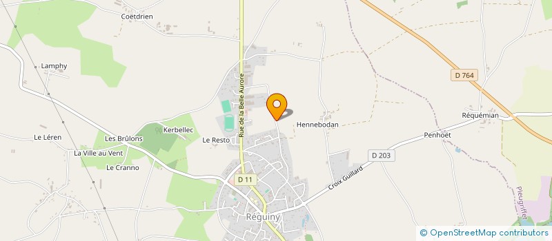 localisation de l'entreprise LEDBDB  REGUINY