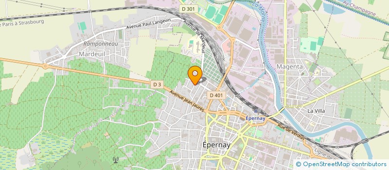 localisation de l'entreprise LEDDY  NANCY