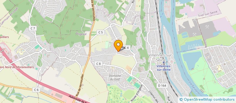 localisation de l'entreprise LEDEAN  VILLENNES-SUR-SEINE