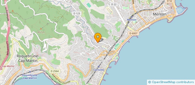 localisation de l'entreprise LEDECCO à MENTON
