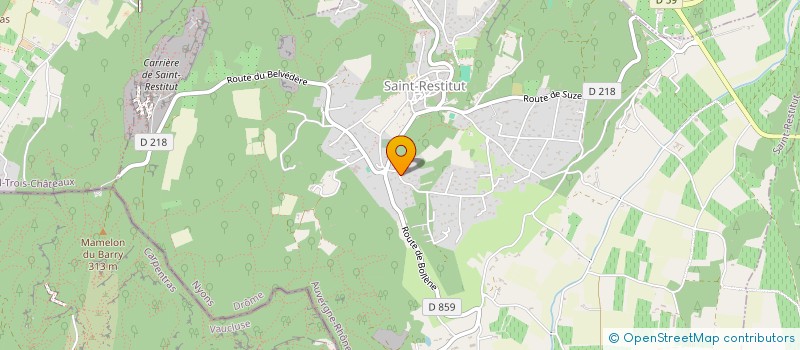 localisation de l'entreprise LEDEE  SAINT-RESTITUT